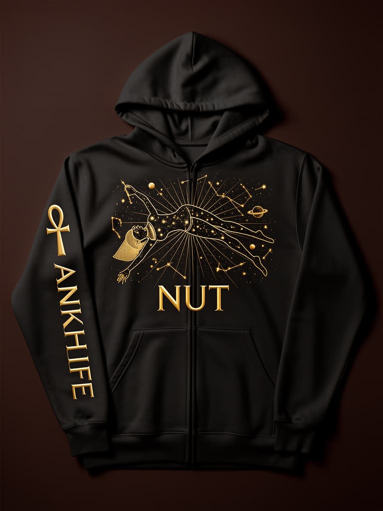 Nut Zip-Up Hoodie — 9 Ether Ancestral Wear ☥
